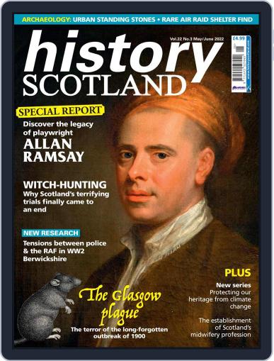 History Scotland May 1st, 2022 Digital Back Issue Cover