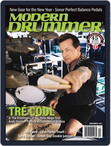 Modern Drummer November 1st, 2021 Digital Back Issue Cover