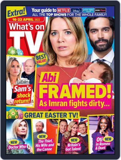 What's on TV April 16th, 2022 Digital Back Issue Cover