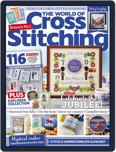 The World of Cross Stitching June 1st, 2022 Digital Back Issue Cover