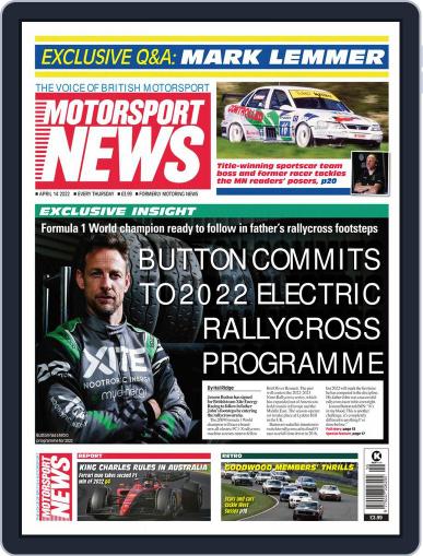 Motorsport News April 14th, 2022 Digital Back Issue Cover