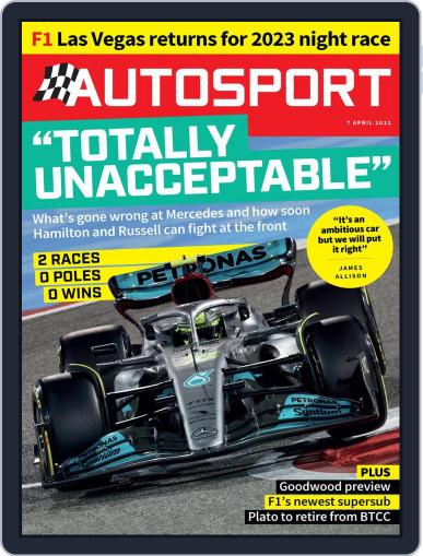Autosport April 7th, 2022 Digital Back Issue Cover