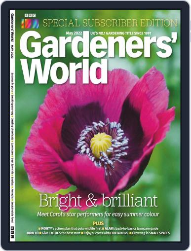 BBC Gardeners' World May 1st, 2022 Digital Back Issue Cover
