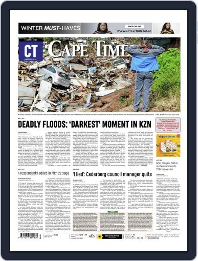 Cape Times April 14th, 2022 Digital Back Issue Cover