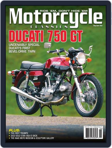 Motorcycle Classics May 1st, 2022 Digital Back Issue Cover