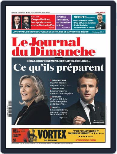 Le Journal du dimanche April 17th, 2022 Digital Back Issue Cover