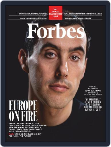 Forbes April 1st, 2022 Digital Back Issue Cover