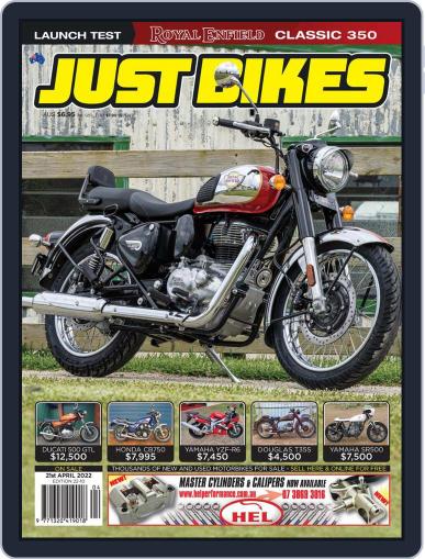 Just Bikes April 21st, 2022 Digital Back Issue Cover