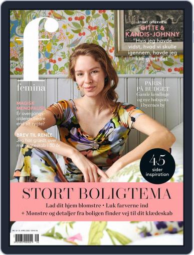femina Denmark April 21st, 2022 Digital Back Issue Cover