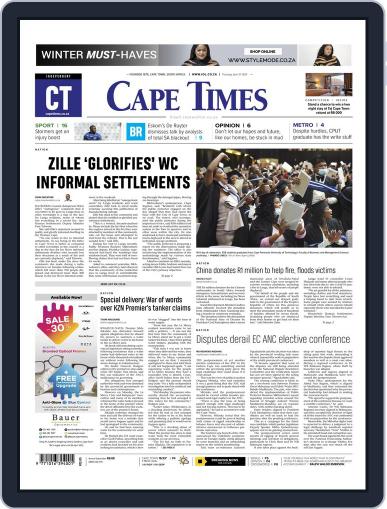 Cape Times April 21st, 2022 Digital Back Issue Cover