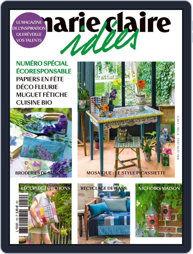 Marie Claire Idées (Digital) Subscription                    May 1st, 2022 Issue