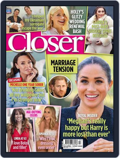 Closer April 30th, 2022 Digital Back Issue Cover