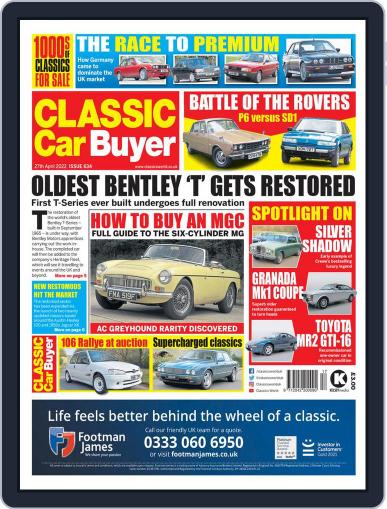 Classic Car Buyer April 27th, 2022 Digital Back Issue Cover