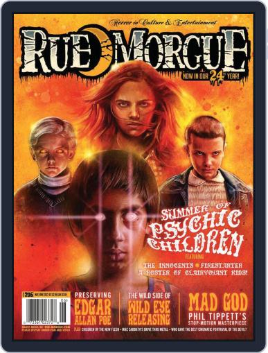 RUE MORGUE May 1st, 2022 Digital Back Issue Cover