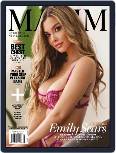 MAXIM New Zealand May 1st, 2022 Digital Back Issue Cover
