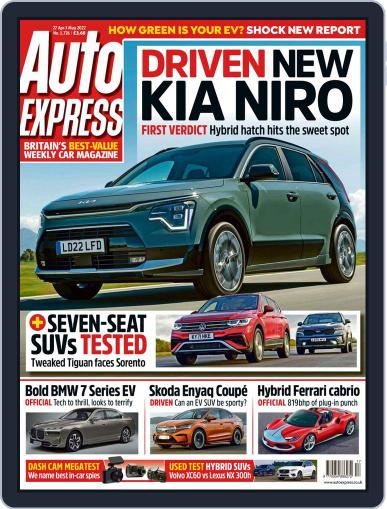 Auto Express April 27th, 2022 Digital Back Issue Cover