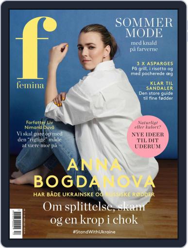femina Denmark April 28th, 2022 Digital Back Issue Cover