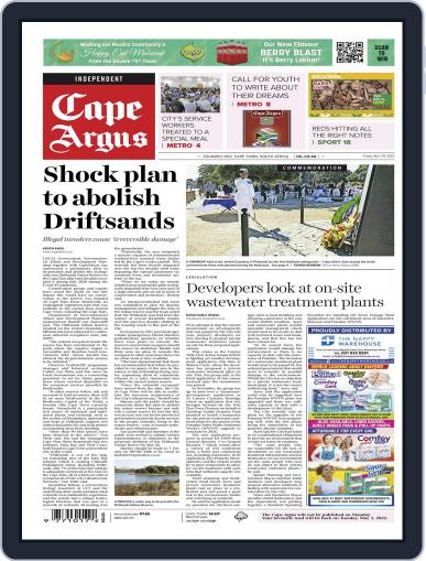 Cape Argus April 29th, 2022 Digital Back Issue Cover