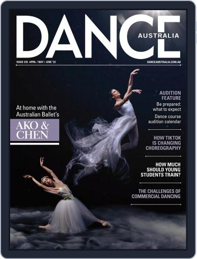 Dance Australia April 1st, 2022 Digital Back Issue Cover