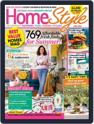HomeStyle United Kingdom June 1st, 2022 Digital Back Issue Cover