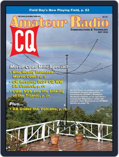 CQ Amateur Radio May 1st, 2022 Digital Back Issue Cover