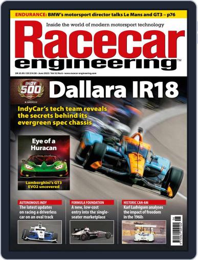 Racecar Engineering June 1st, 2022 Digital Back Issue Cover