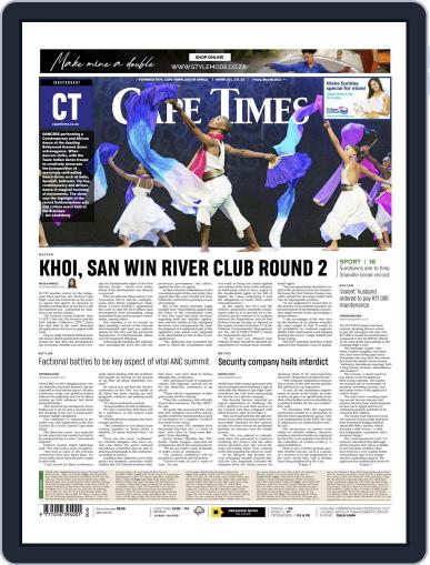 Cape Times May 6th, 2022 Digital Back Issue Cover