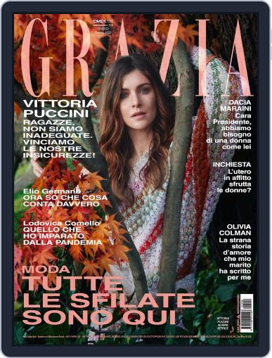 Grazia Italia January 11th, 2022 Digital Back Issue Cover