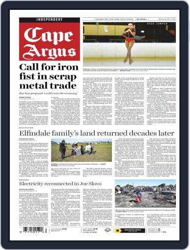 Cape Argus May 11th, 2022 Digital Back Issue Cover