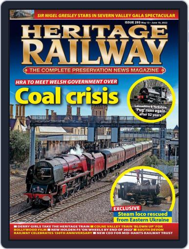Heritage Railway May 13th, 2022 Digital Back Issue Cover