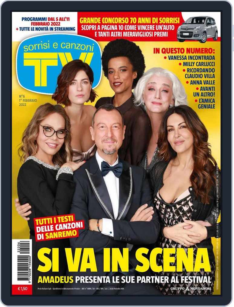 TV Sorrisi e Canzoni 2022 / 06 (Digital) - DiscountMags.com