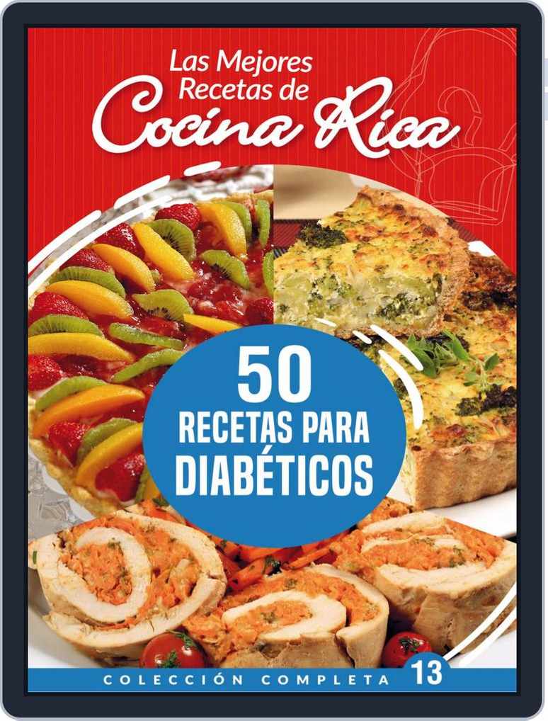 Fascículos COCINA RICA 50 Recetas para Diabeticos (Digital) -  