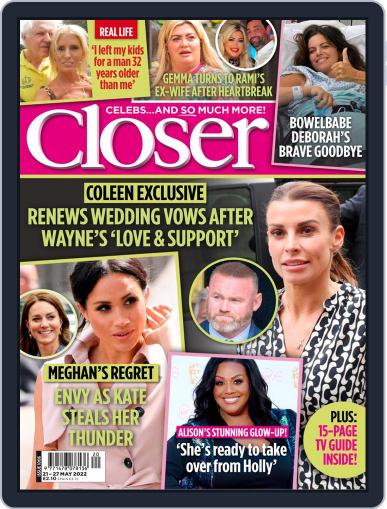 Closer May 21st, 2022 Digital Back Issue Cover