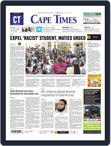 Cape Times May 17th, 2022 Digital Back Issue Cover