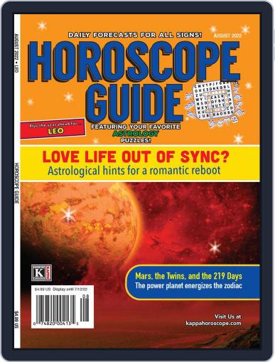 Horoscope Guide August 1st, 2022 Digital Back Issue Cover