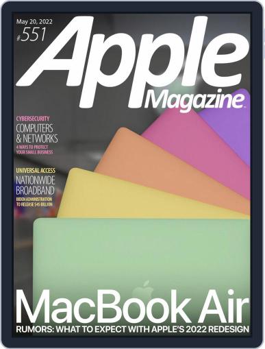 AppleMagazine May 20th, 2022 Digital Back Issue Cover