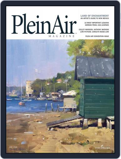 Pleinair April 1st, 2022 Digital Back Issue Cover