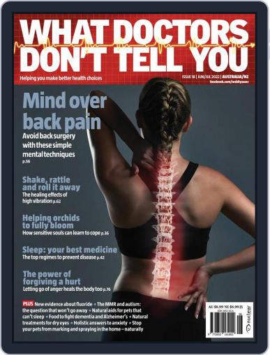 What Doctors Don't Tell You Australia/NZ June 1st, 2022 Digital Back Issue Cover