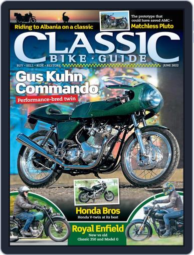 Classic Bike Guide June 1st, 2022 Digital Back Issue Cover