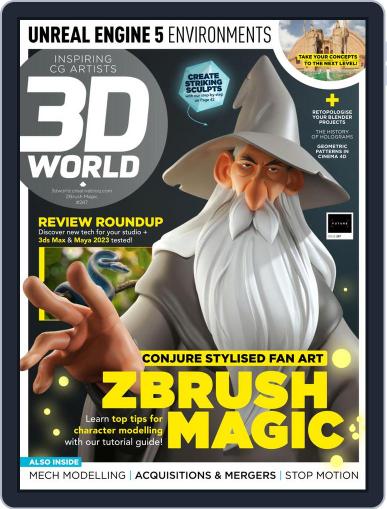3D World July 1st, 2022 Digital Back Issue Cover