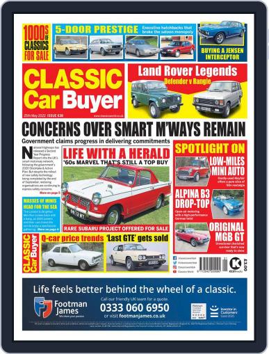 Classic Car Buyer May 25th, 2022 Digital Back Issue Cover