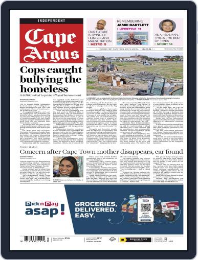 Cape Argus May 25th, 2022 Digital Back Issue Cover