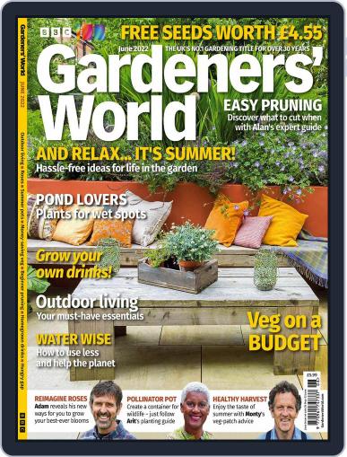 BBC Gardeners' World June 1st, 2022 Digital Back Issue Cover
