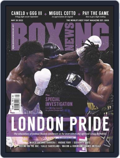 Boxing News May 26th, 2022 Digital Back Issue Cover