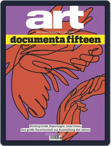 art Magazin June 1st, 2022 Digital Back Issue Cover