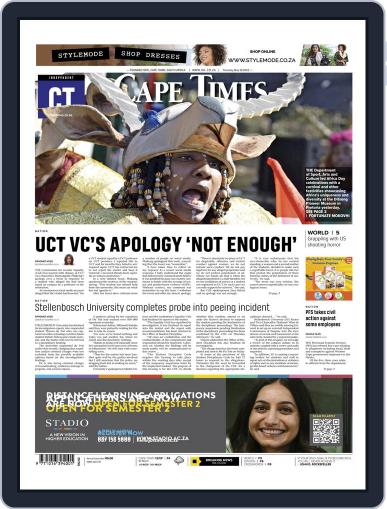 Cape Times May 26th, 2022 Digital Back Issue Cover