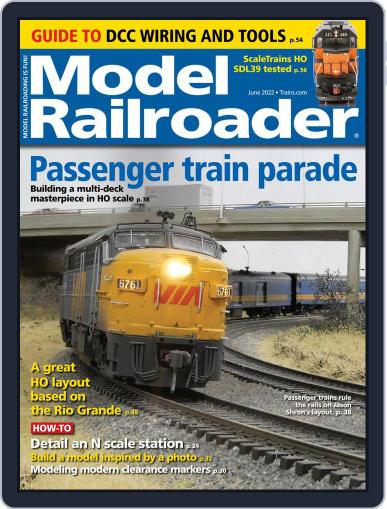 Model Railroader June 1st, 2022 Digital Back Issue Cover