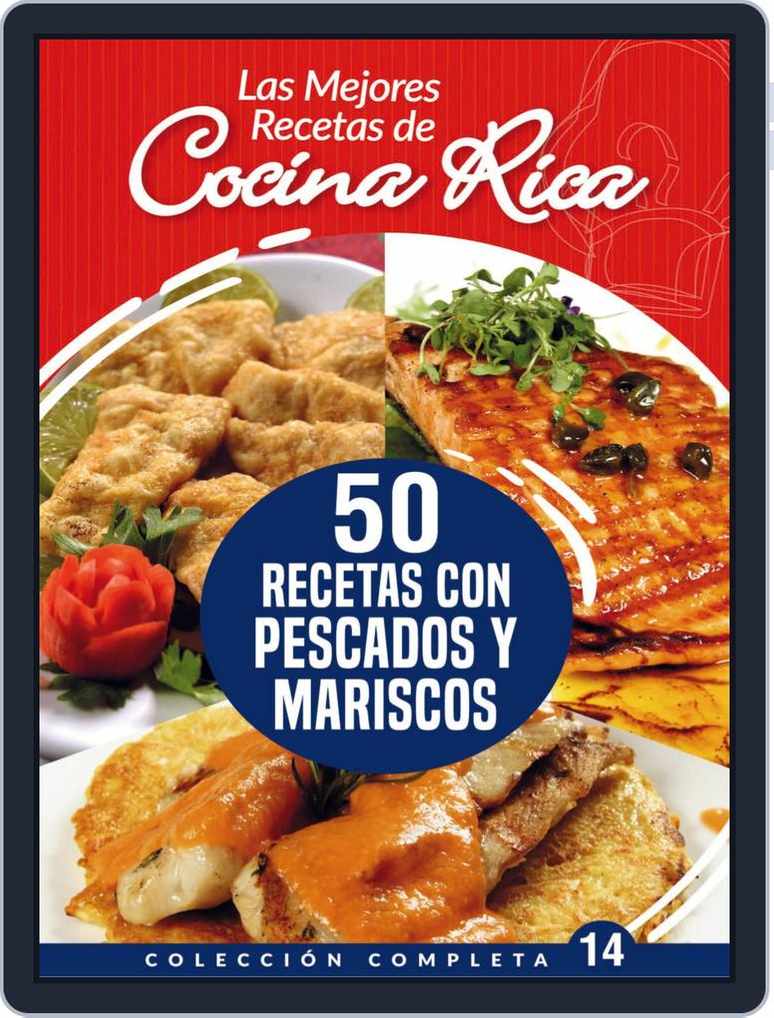 Fascículos COCINA RICA 50 recetas con Pescados y Mariscos (Digital) -  