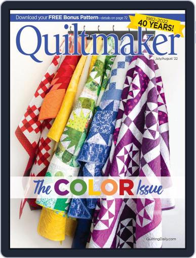 QUILTMAKER July 1st, 2022 Digital Back Issue Cover