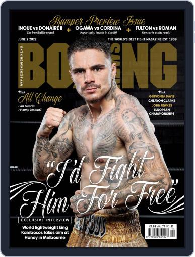Boxing News June 2nd, 2022 Digital Back Issue Cover